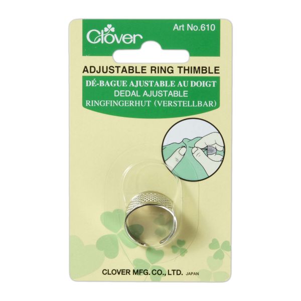 Clover Ring-Fingerhut Metall