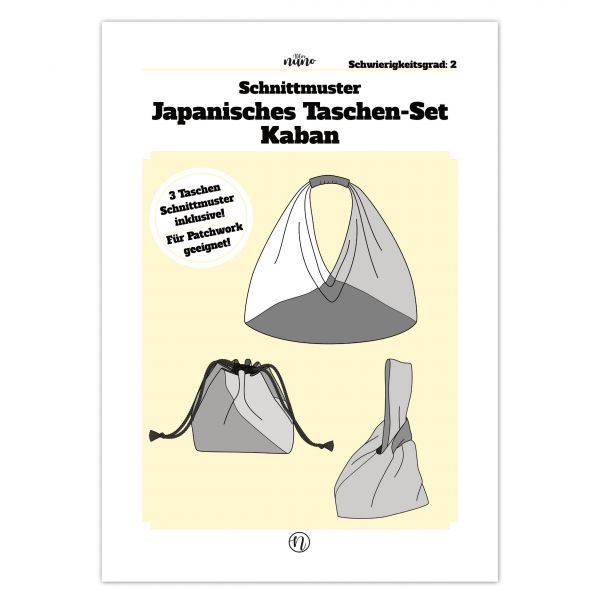 Schnittmuster Japanisches Taschen-Set Kaban