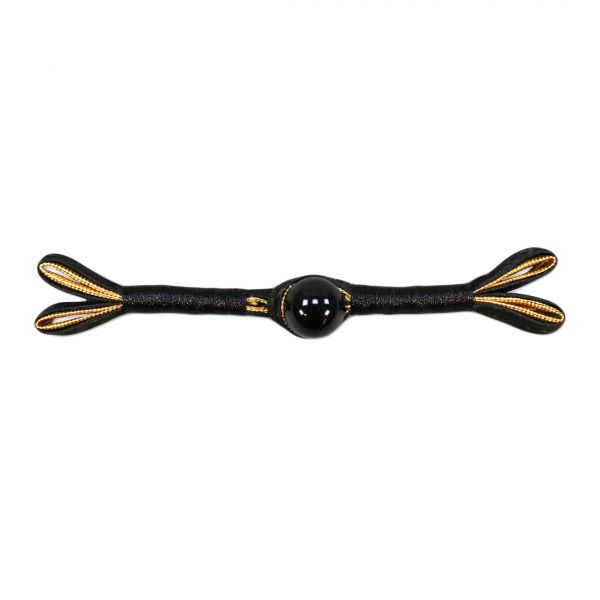 Chinesischer Knotenverschluss 85mm - Frog Knot - Black Gold