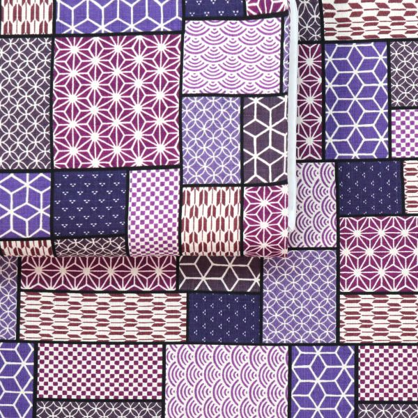 Traditional Japanese Patterns - Purple