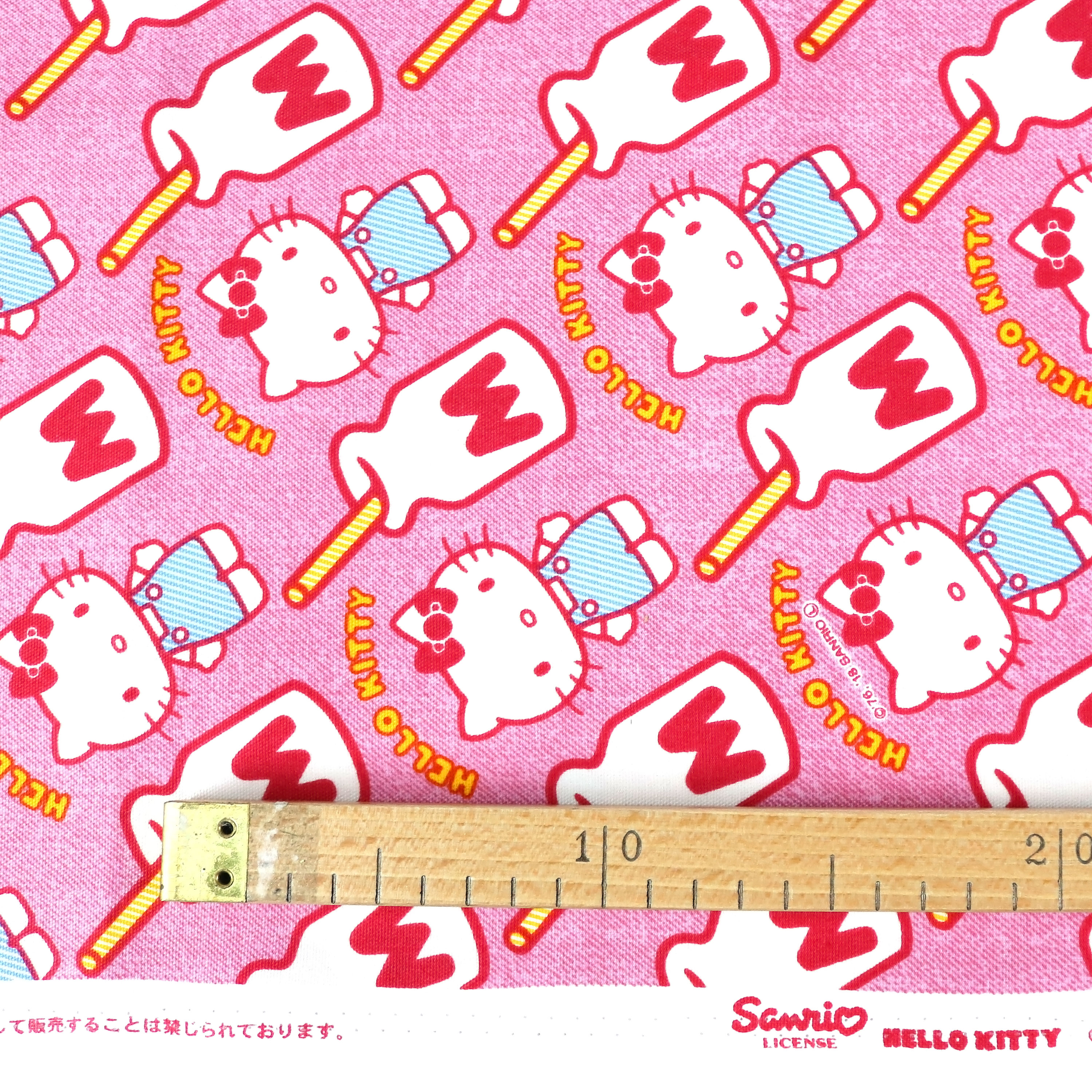 Hello Kitty - pink milk | Atelier Nuno Shop – Japanische Stoffe Berlin